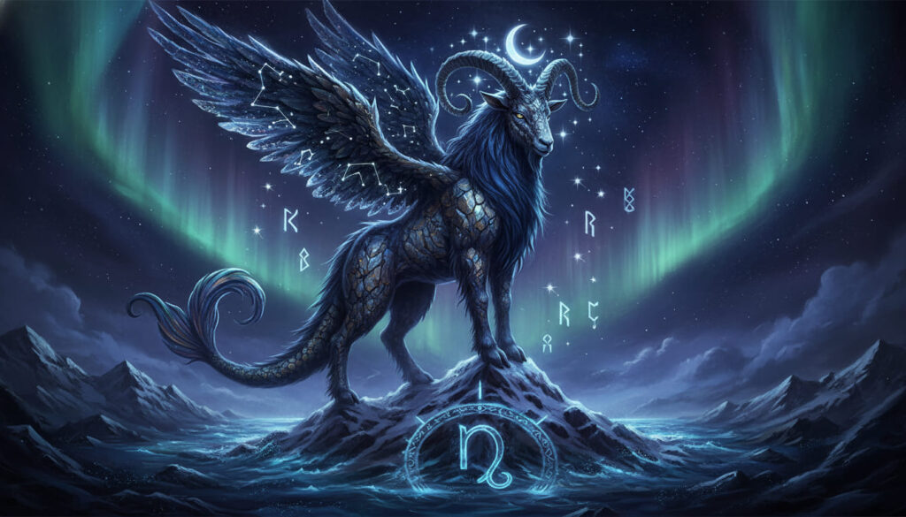 cung mọc ma kết khi yêu capricorn ascendant biểu dượng ma kết có đôi cánh