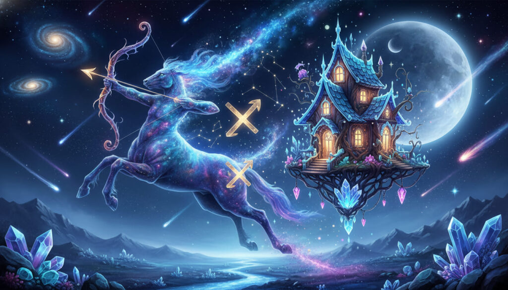 mọc nhân mã khi yêu sagittarius ascendant người ngựa và ngôi nhà sagittarius rising