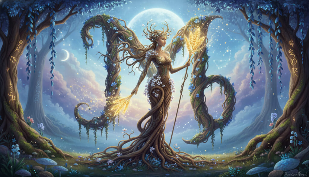 cung mọc xử nữ virgo rising cô gái và rong rêu