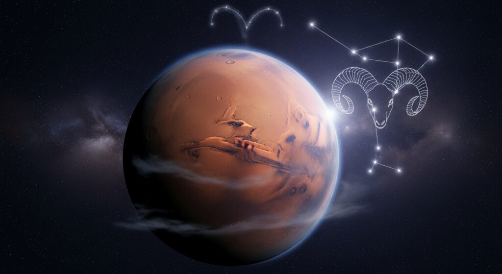 sao hoả bạch dương mars in aries