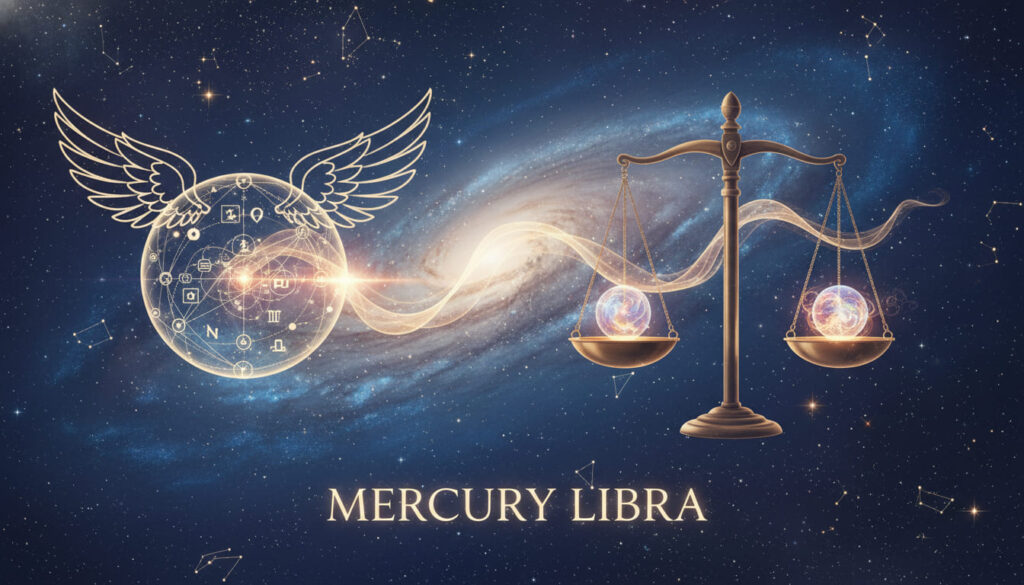 sao thuỷ thiên bình mercury thiên bình mercury libra hình quả cầu có cánh và cán cân