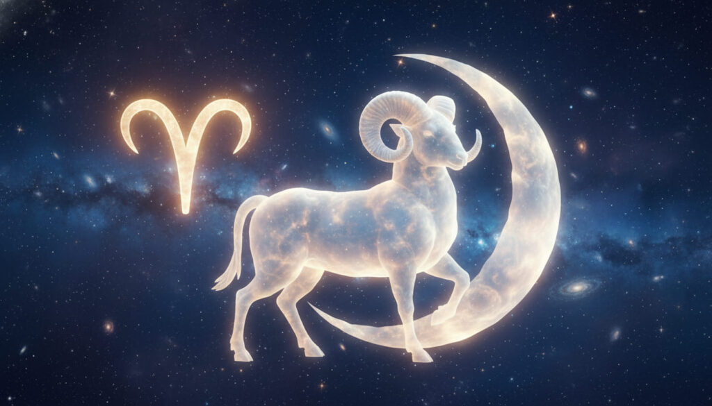 moon bạch dương mặt trăng bạch dương aries moon con cừu và mặt trăng