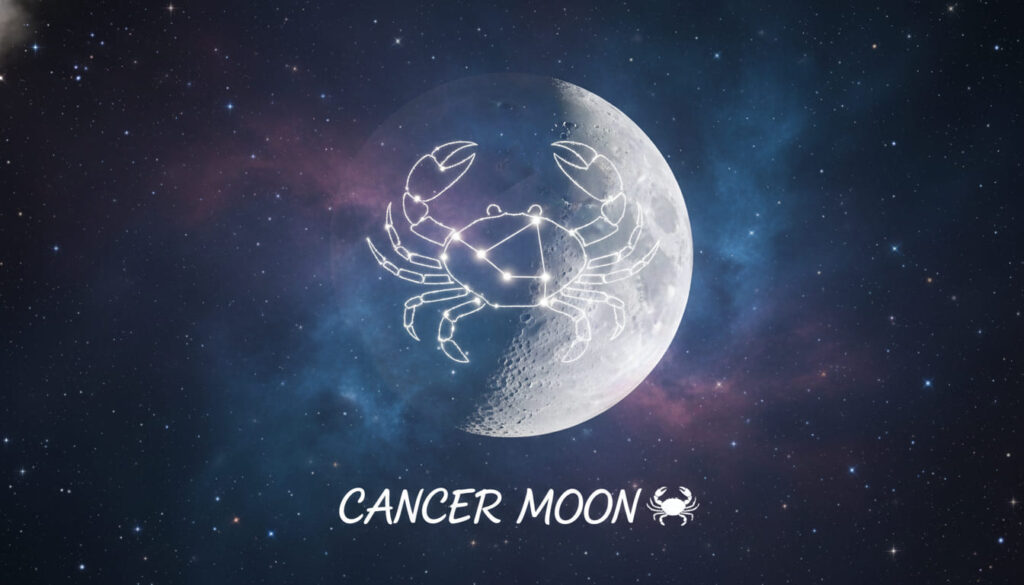 moon cự giải cancer moon moon in cancer hình con cua và mặt trăng