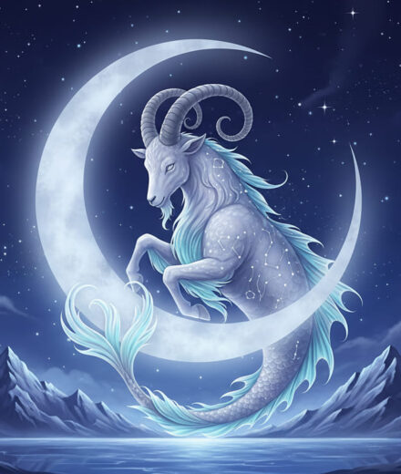 Moon Ma Kết: Khi Cảm Xúc Bị Cho Ra Rìa moon ma kết capricorn moon hình dê đuôi cá và mặt trăng khuyết