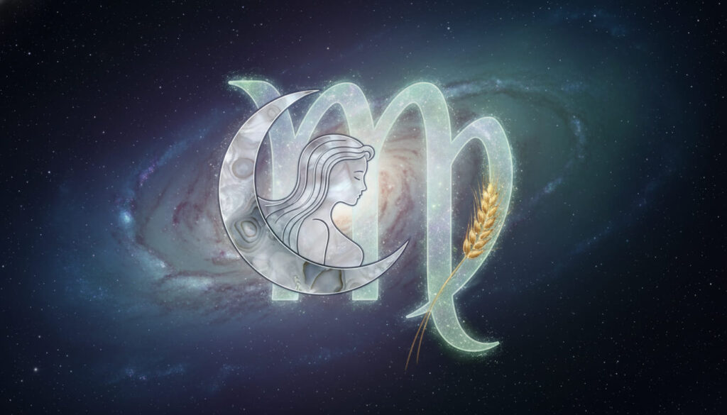 moon xử nữ virgo moon ký hiệu xử nữ và hình cô gái