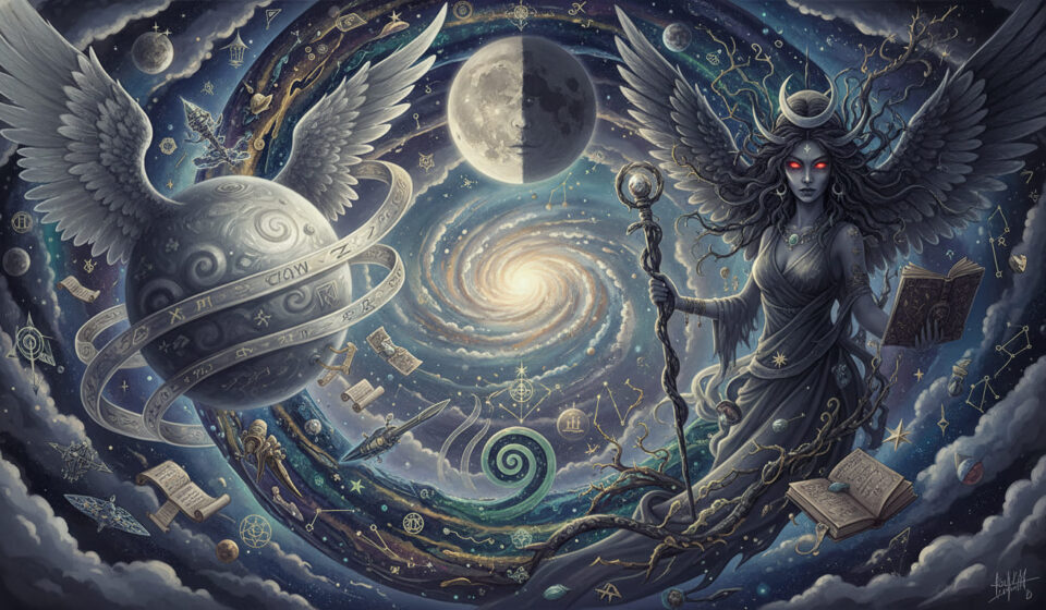 Mercury trùng Lilith trong Synastry Chart: Khi lời nói vừa chữa lành vừa chạm đúng chỗ đau mercury trùng lilith Mercury Conjunct Lilith hình ảnh ác quỷ và sao thuỷ