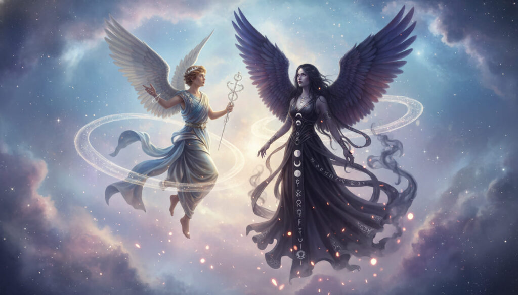mercury trùng lilith Mercury Conjunct Lilith ảnh thiên thần và ác quỷ