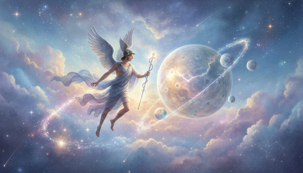 mercury trùng mercury mercury conjunct mercury thiên thần bay về phía sao thuỷ