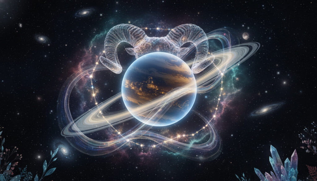sao thổ bạch dương saturn in aries hình ảnh sao thổ và sừng cừu