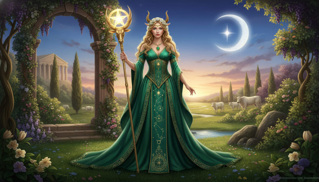venus kim ngưu taurus venus venus in taurus cô gái cầm phương trượng